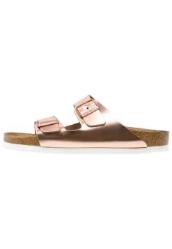 Birkenstock Arizona Nl Sfb Narrow - Muiltjes - Metallic Copper -Birkenstock Schoen 85f7d7aa116641739b2b76cd78855751
