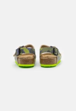 Birkenstock Milano Bf Camo - Sandalen - Desert Soil/Lime/Aqua -Birkenstock Schoen 891b7f1ae8ac4bd1b7c328469eb56d96