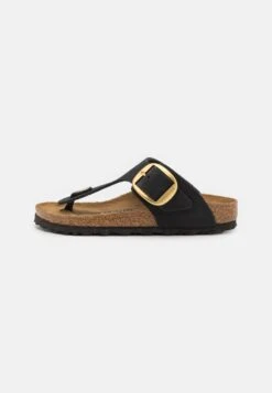 Birkenstock Gizeh Big Buckle Narrow - Muiltjes - Black -Birkenstock Schoen 895300c38dbf47fba672d1c77b7e2be4