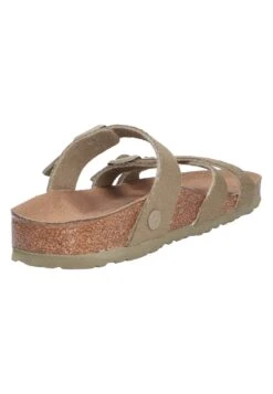 Birkenstock Tieffussbett Pantolette - Muiltjes - Vegancanvasfadedkhaki -Birkenstock Schoen 8daa0c8712df46608ae3f62ffd4d4b7c