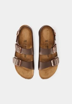 Birkenstock Milano - Sandalen - Dark Brown -Birkenstock Schoen 8f989077f48045c5b3907ae5289b9232