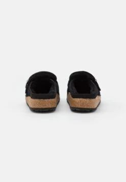 Birkenstock Buckley Shearling Narrow - Muiltjes - Black -Birkenstock Schoen 921b51ac2e0743d8951d9cfb769c778f