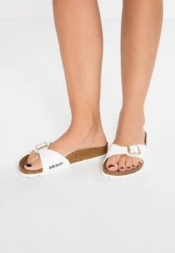 Birkenstock Madrid Bf Narrow - Muiltjes - White