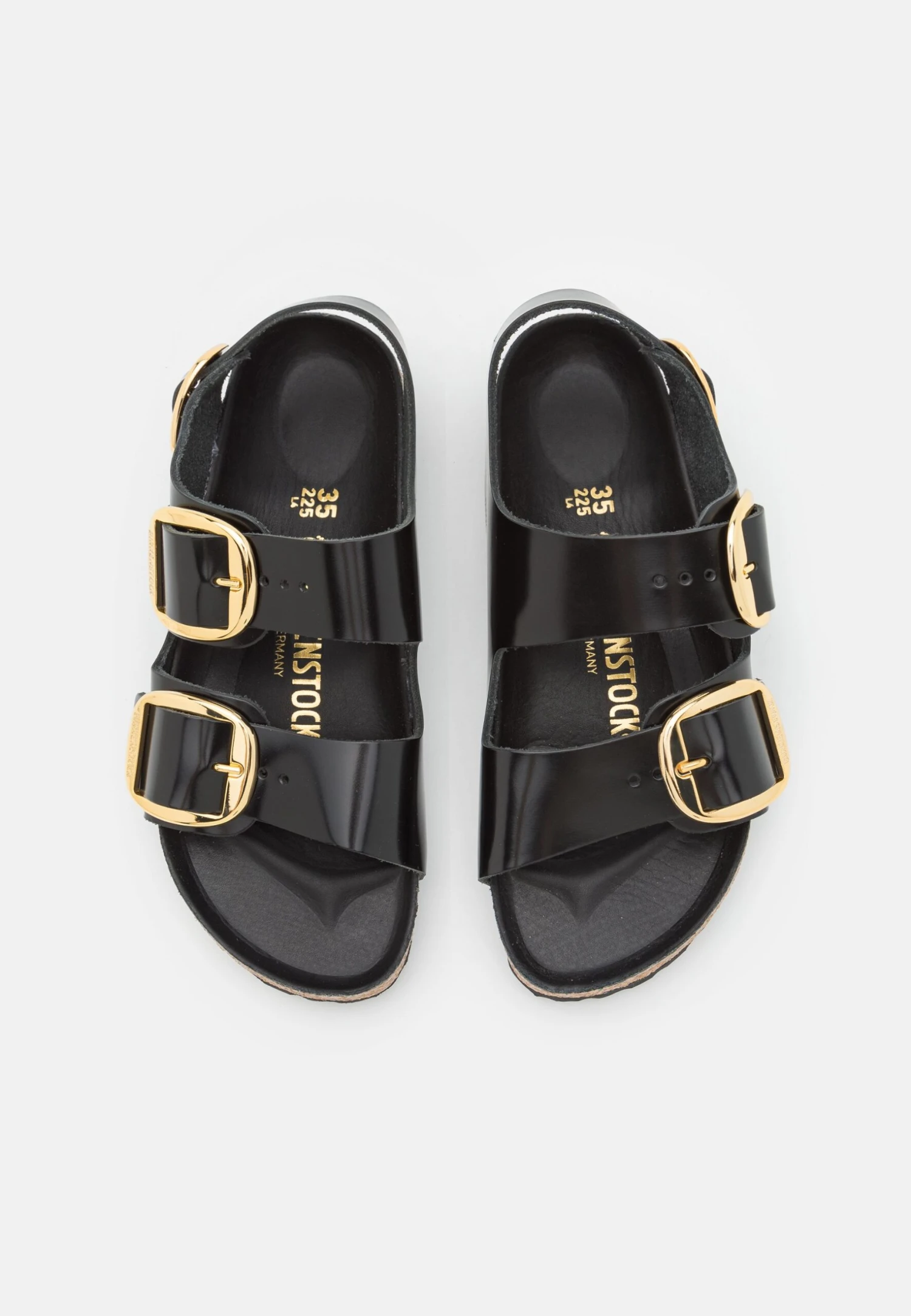 Birkenstock Milano Big Buckle Narrow Fit - Sandalen - High Shine Black 8 Birkenstock Milano Big Buckle Narrow Fit - Sandalen - High Shine Black - Afbeelding 6