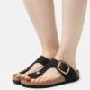 Birkenstock Gizeh Big Buckle Narrow - Muiltjes - Black -Birkenstock Schoen 9dbff4e889ea49fab256436554e74af0