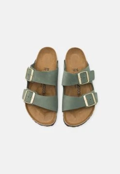 Birkenstock Arizona - Pantoffels - Thyme -Birkenstock Schoen 9f03a20892314db6a572fd44fb95f523