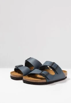 Birkenstock Arizona Narrow Fit - Pantoffels - Dunkelblau -Birkenstock Schoen a3ce3aa936644526b5b61e503f103960