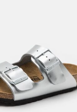 Birkenstock Arizona- Muiltjes - Electric Metallic Silver -Birkenstock Schoen a408c243b272423db098985179d17f8f