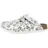 Birkenstock Muiltjes - Paisley Black-White