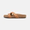Birkenstock Yao Balance Regular Fit Vegan - Muiltjes - Pecan
