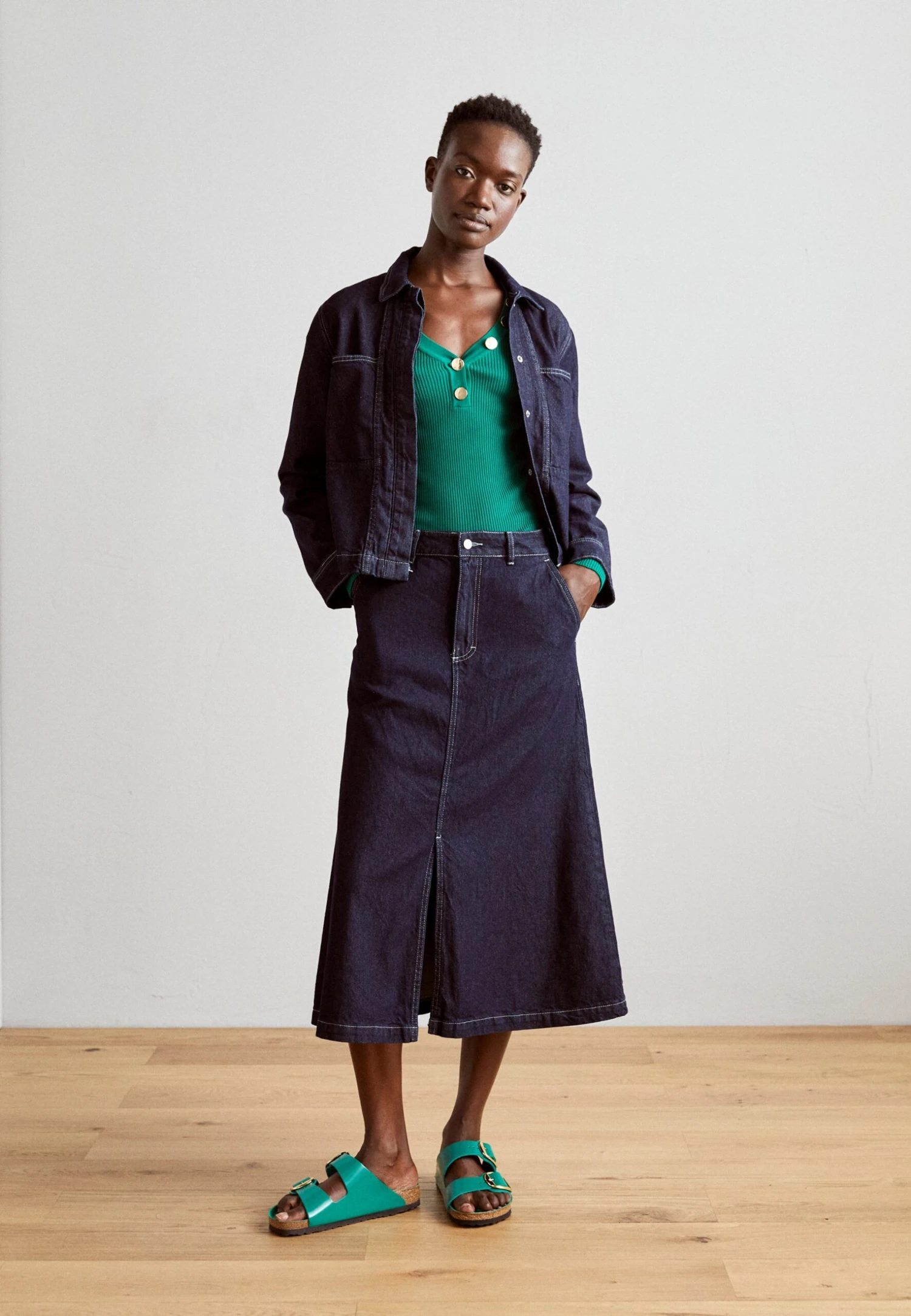 Birkenstock Arizona- Pantoffels - High Shine Green 6 Birkenstock Arizona- Pantoffels - High Shine Green - Afbeelding 4