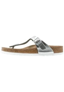 Birkenstock Gizeh Nl Sfb Regular - Teensandalen - Metallic Silver 10 Birkenstock Gizeh Nl Sfb Regular - Teensandalen - Metallic Silver -Birkenstock Schoen ad0e1271634a44c2a96b86c9d5996129
