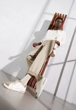 Birkenstock Bend Decon Pop Lena- Sneakers Laag - Taupe/Eggshell