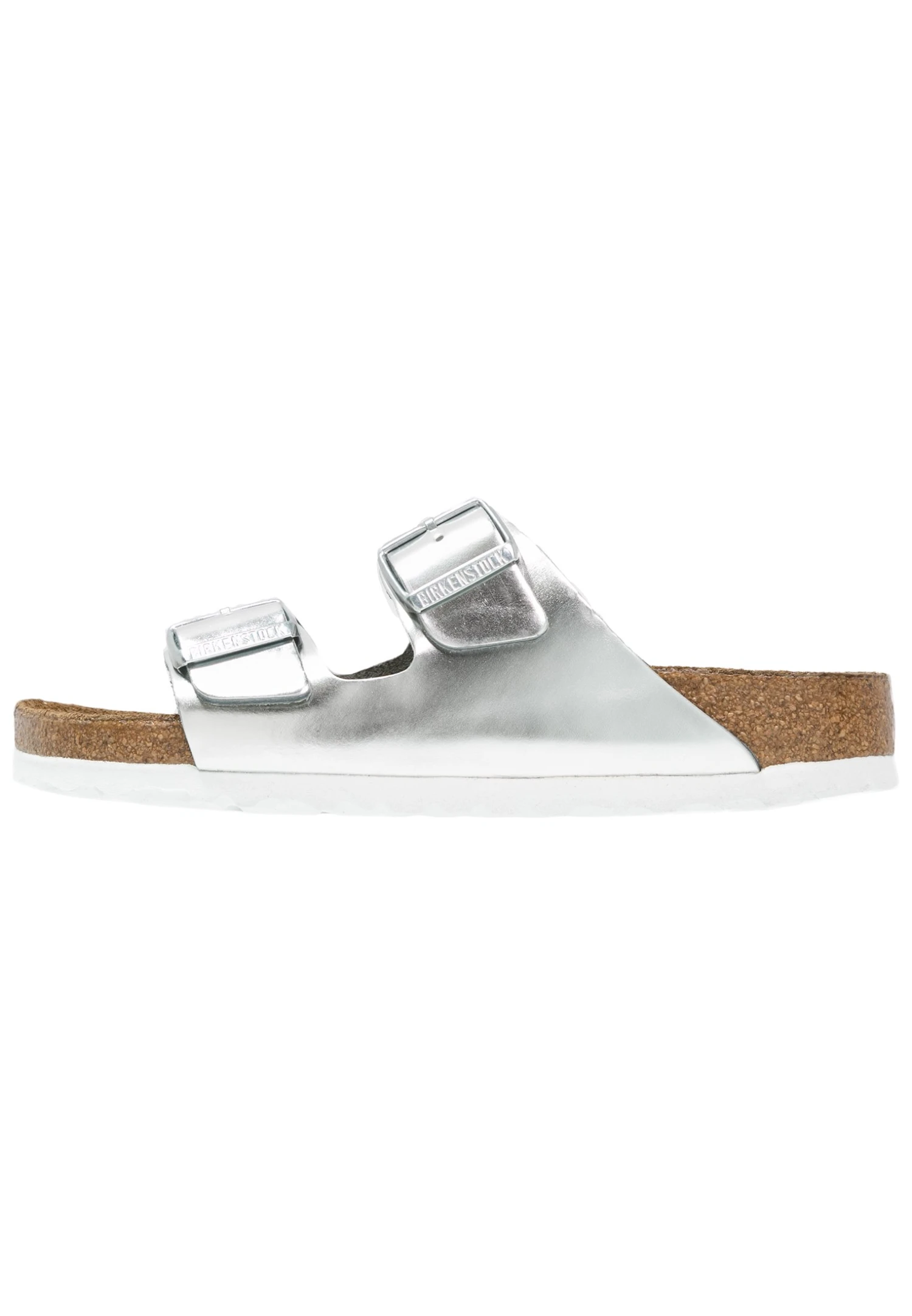 Birkenstock Arizona Nl Sfb Narrow - Muiltjes - Metallic Silver 4 Birkenstock Arizona Nl Sfb Narrow - Muiltjes - Metallic Silver - Afbeelding 2