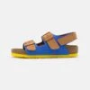 Birkenstock Milano Unisex - Sandalen - Caramel/Ultra Blue 1 Birkenstock Milano Unisex - Sandalen - Caramel/Ultra Blue -Birkenstock Schoen b2a39daf96de492fbfc0bab22189a0f3