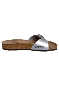Birkenstock Madrid Bf Regular - Muiltjes - Silber -Birkenstock Schoen b4547f93bf0e4295bd315590454f0486