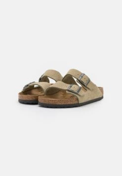 Birkenstock Arizona - Pantoffels - Desert Buck Faded Khaki -Birkenstock Schoen b5043cae03a246d8ab8b802365472e56
