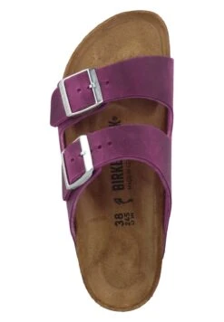Birkenstock Arizona Geöltes Schmal S - Muiltjes - Festival Fuchsia -Birkenstock Schoen b58614b878fc499ba0ae9212cc6df660