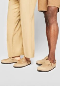 Birkenstock Boston Leoi Unisex - Pantoffels - Tabacco Brown