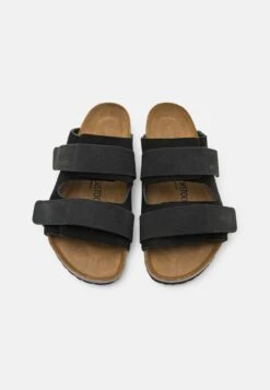 Birkenstock Uji Unisex - Muiltjes - Black -Birkenstock Schoen c4d4257e345548d7a3d277a69cedde31