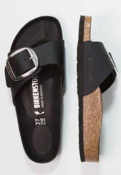 Birkenstock Madrid Big Buckle - Pantoffels - Black 9 Birkenstock Madrid Big Buckle - Pantoffels - Black -Birkenstock Schoen c64bad76663c4f369d047bd46bfb6ab7