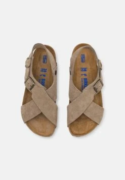Birkenstock TulumNarrow - Muiltjes - Taupe -Birkenstock Schoen ca77a67fae1a4dec88a0c62f9097e018
