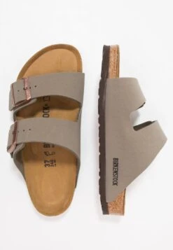 Birkenstock Arizona- Muiltjes - Stone -Birkenstock Schoen cc1cfe31bb3e4c6599f12fabf5c06a99