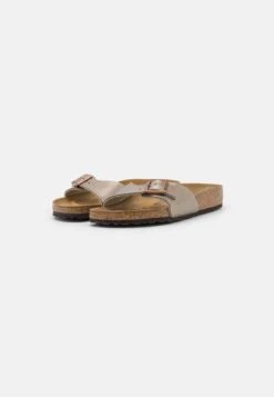 Birkenstock Madrid Bf Narrow - Pantoffels - Graceful Taupe -Birkenstock Schoen cce0d99faaa8491bb6a1d077b7296dff