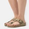 Birkenstock Gizeh Regular - Muiltjes - Faded Khaki -Birkenstock Schoen cda791dfbc5f46bcb8720f8b9b2ecb03