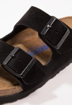 Birkenstock Arizona Soft Footbed Narrow Fit - Muiltjes - Black -Birkenstock Schoen d38d078c518a4dbb85d2dcf7a8784f5f