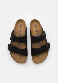 Birkenstock Arizona Soft Footbed Unisex - Muiltjes - Black -Birkenstock Schoen d3ec5055e7e341049c53816fa04b5c6b