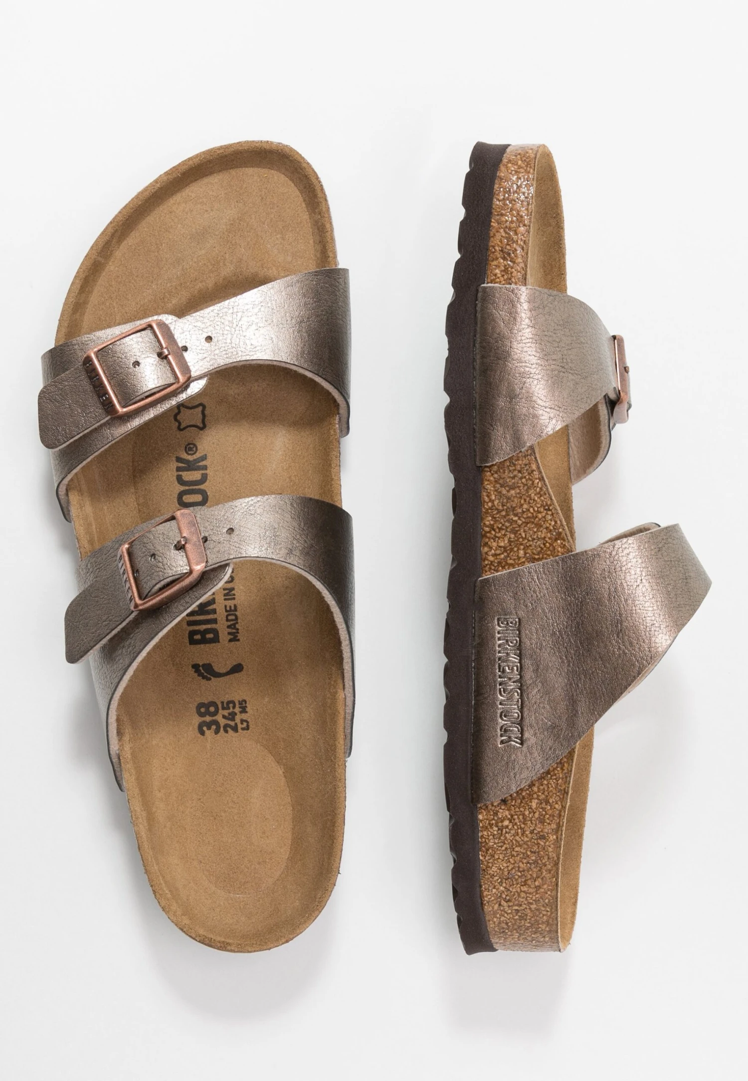 Birkenstock Sydney Bf Narrow - Pantoffels - Graceful Taupe 6 Birkenstock Sydney Bf Narrow - Pantoffels - Graceful Taupe - Afbeelding 4