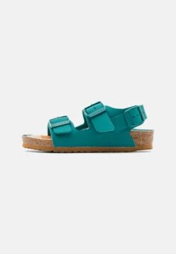 Birkenstock Milano Kids- Sandalen - Desert Soil/Dark Teal/Camo