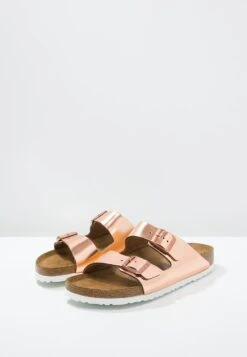 Birkenstock Arizona Nl Sfb Narrow - Muiltjes - Metallic Copper -Birkenstock Schoen dc935c0e867f4aa39f430ffccbdc51cc