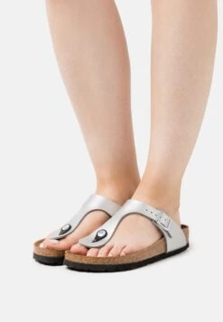 Birkenstock Gizeh Narrow Fit - Teensandalen - Silver
