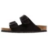 Birkenstock Arizona Soft Footbed Narrow Fit - Muiltjes - Black -Birkenstock Schoen dd81f12cf5874317a03ad9844d614178
