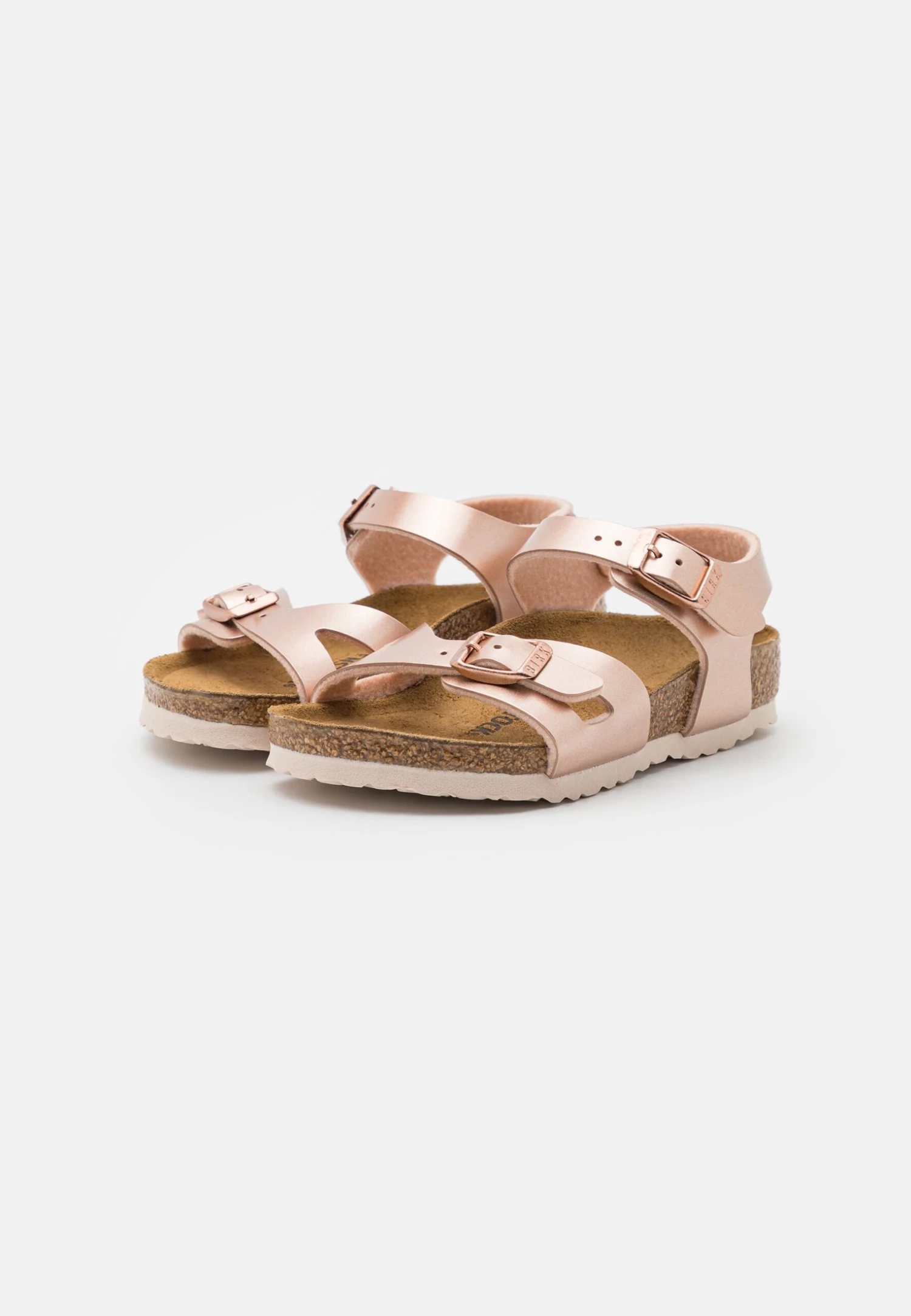 Birkenstock Rio Kids Bf Electric Metallic Regular Fit - Sandalen - Rose Gold-Coloured 4 Birkenstock Rio Kids Bf Electric Metallic Regular Fit - Sandalen - Rose Gold-Coloured - Afbeelding 2