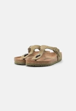 Birkenstock Gizeh Regular Fit - Teensandalen - Khaki -Birkenstock Schoen e0678b46d0be426d95330785eb486f9a