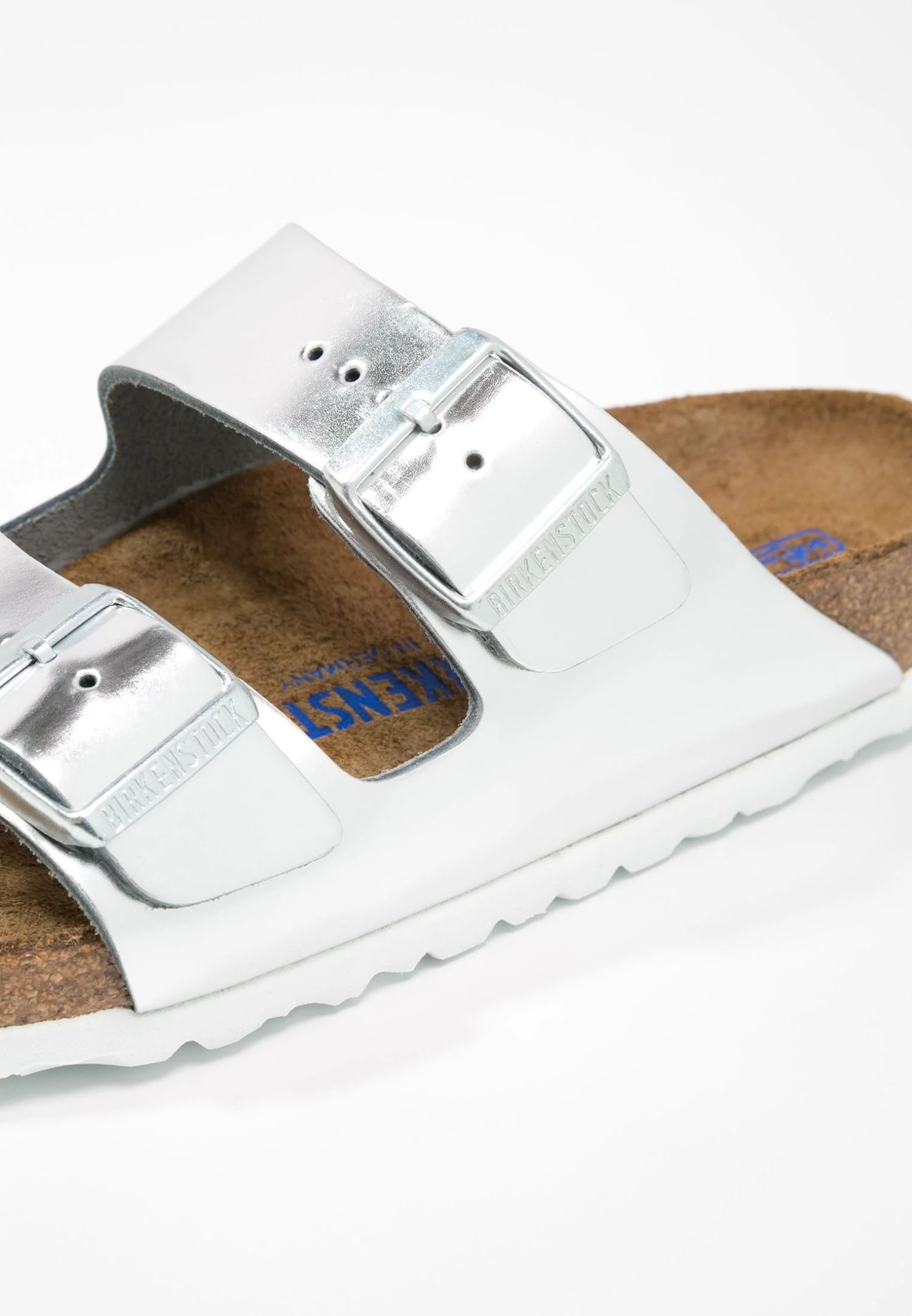 Birkenstock Arizona Nl Sfb Narrow - Muiltjes - Metallic Silver 9 Birkenstock Arizona Nl Sfb Narrow - Muiltjes - Metallic Silver - Afbeelding 7