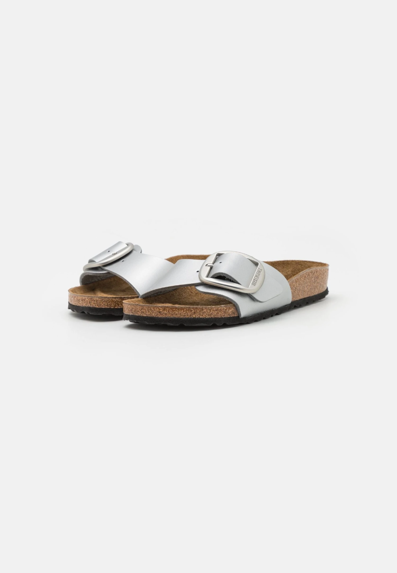 Birkenstock Madrid Big Buckle- Muiltjes - Metallic Silver 5 Birkenstock Madrid Big Buckle- Muiltjes - Metallic Silver - Afbeelding 3