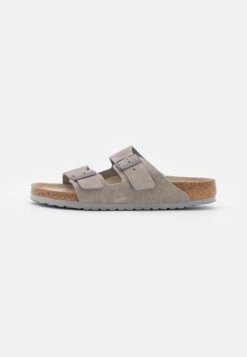 Birkenstock Arizona Soft Footbed Unisex - Pantoffels - Stone Coin