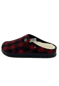 Birkenstock Pantoffels - Plaid Red