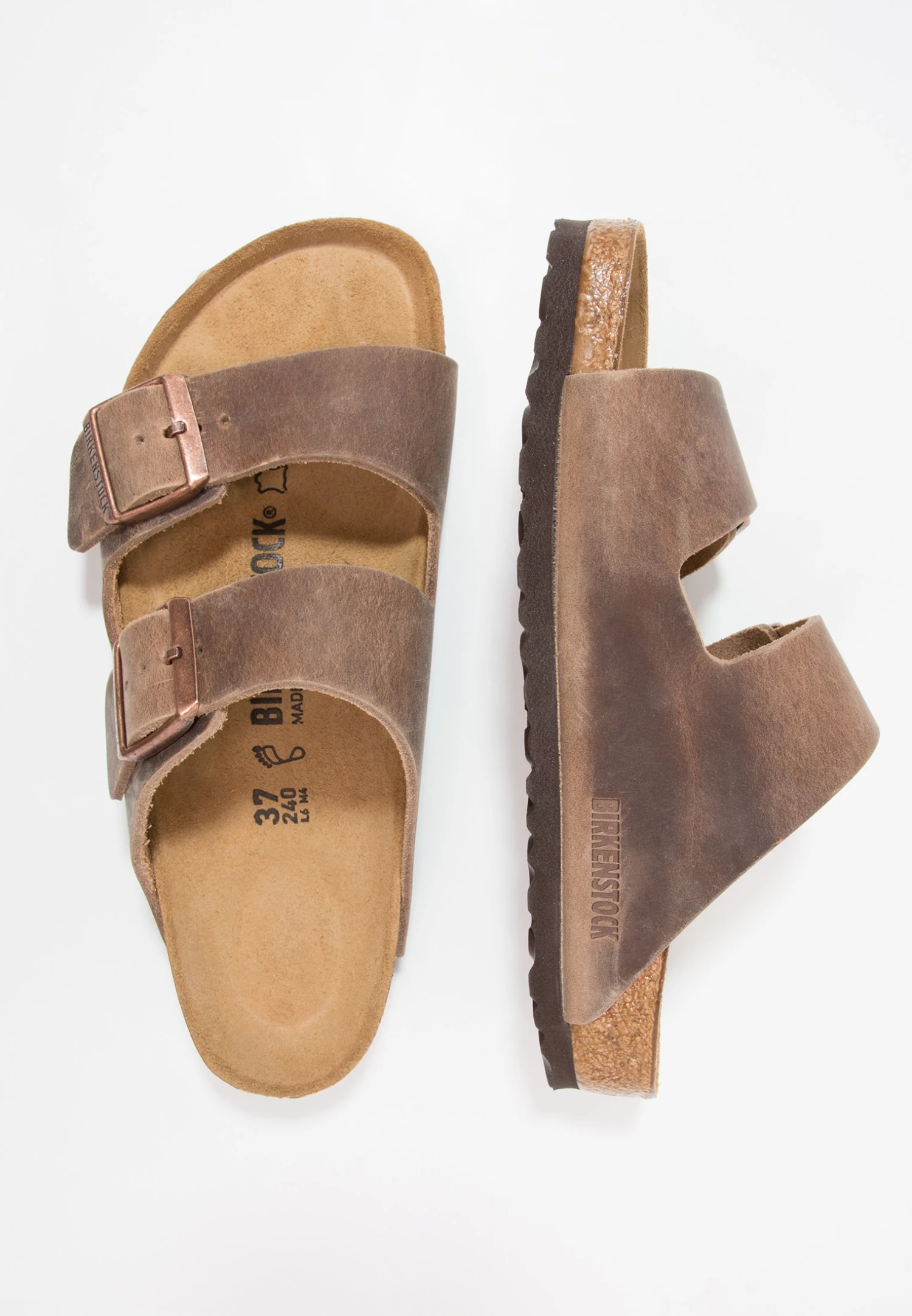 Birkenstock Arizona - Pantoffels - Tabacco Brown 4 Birkenstock Arizona - Pantoffels - Tabacco Brown - Afbeelding 2