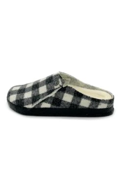Birkenstock Clogs - Plaid_White
