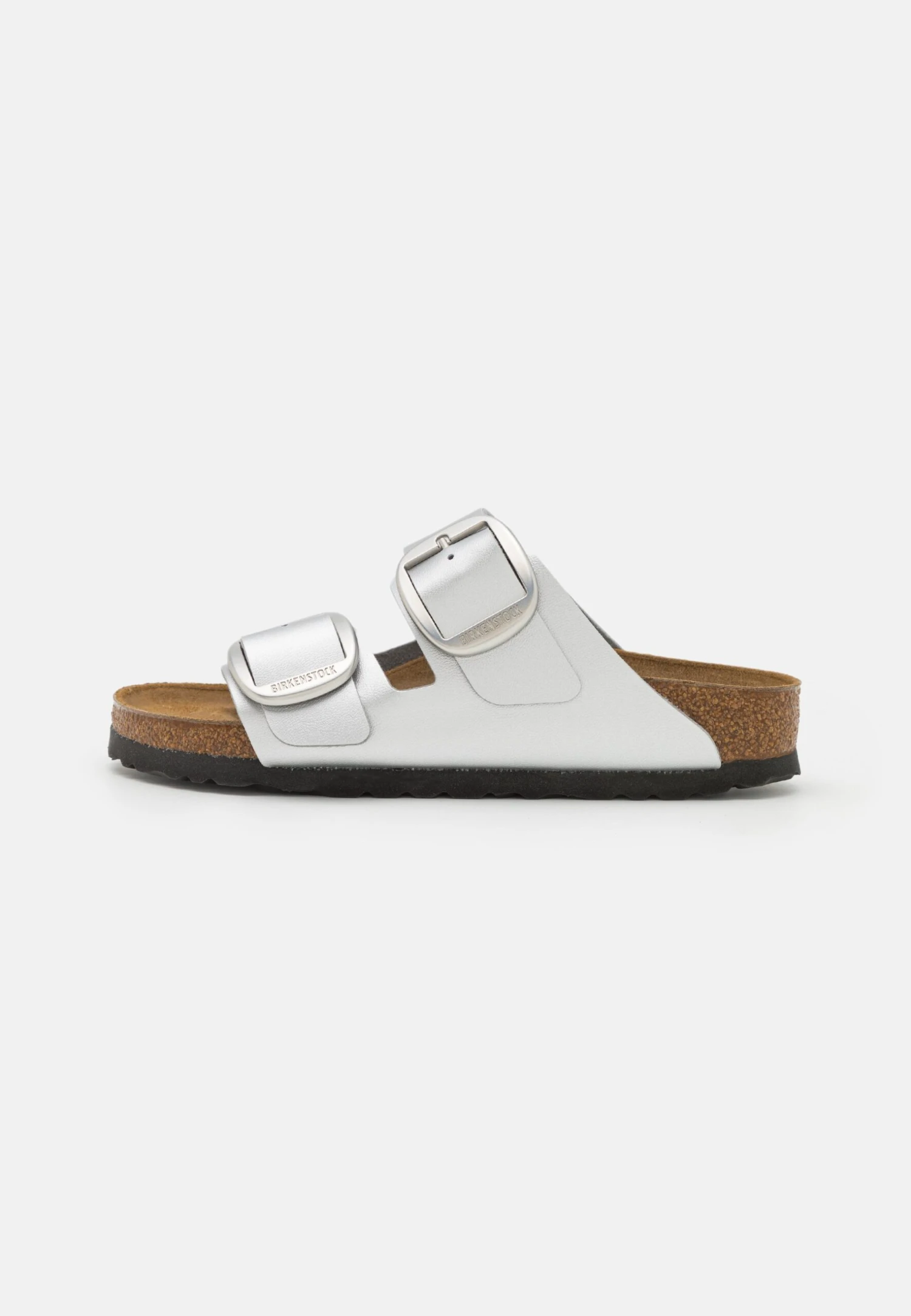 Birkenstock Arizona Big Buckle Narrow Fit - Pantoffels - Metallic Silver 4 Birkenstock Arizona Big Buckle Narrow Fit - Pantoffels - Metallic Silver - Afbeelding 2