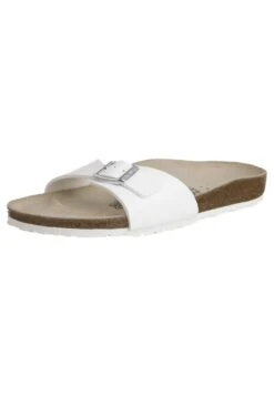 Birkenstock Madrid Bf Narrow - Muiltjes - Weiss -Birkenstock Schoen ea7a244b269a431fadd71c938f859861