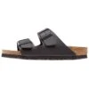 Birkenstock Arizona Soft Footbed Narrow Fit - Muiltjes - Black -Birkenstock Schoen ebf2b8a217e942ce979b98b0a9f86fdb