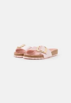 Birkenstock Madrid Big Buckle Rivet Logo Regular Fit - Pantoffels - Light Rose -Birkenstock Schoen f39a13726866478fa7c0ec95b1a3efae