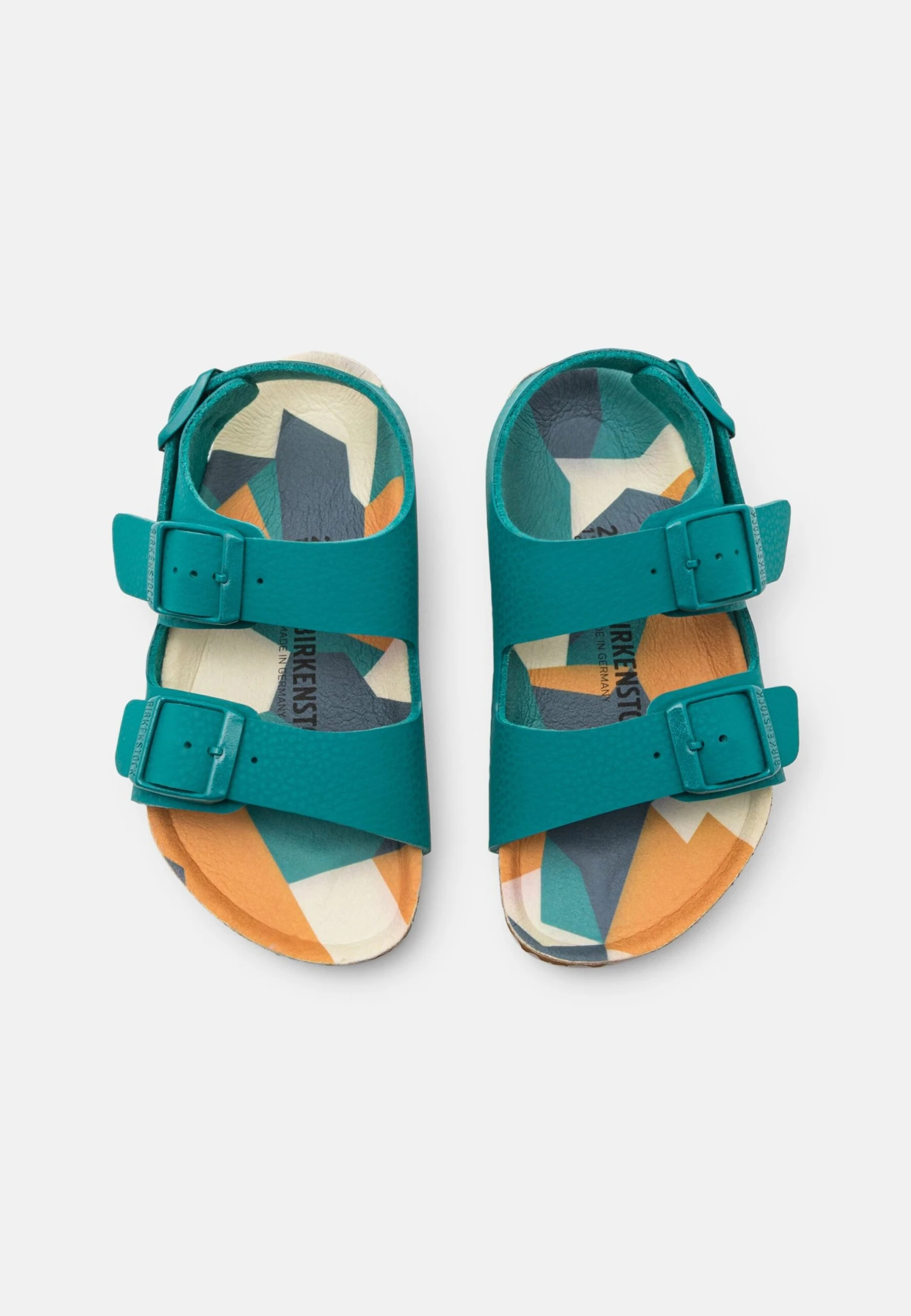 Birkenstock Milano Kids- Sandalen - Desert Soil/Dark Teal/Camo 5 Birkenstock Milano Kids- Sandalen - Desert Soil/Dark Teal/Camo - Afbeelding 4