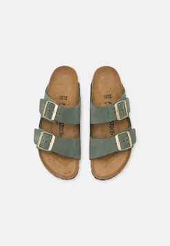 Birkenstock Arizona Lenb- Pantoffels - Thyme -Birkenstock Schoen f6f272bfee794007bc50802dda3b0f24